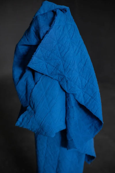 Jacquard Cotton / Blue Pop