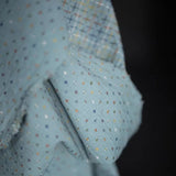 Indian Cotton / Blue Bobbette Cross Stitch