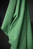 Indian Cotton / Green Bobbette Cross Stitch