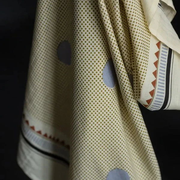 Indian Cotton / Screen Print / Casablanca Spot