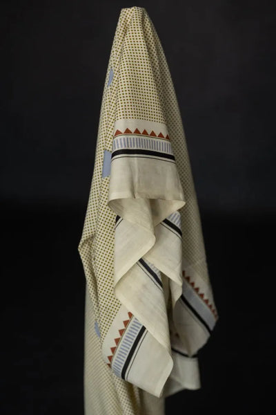 Indian Cotton / Screen Print / Casablanca Spot