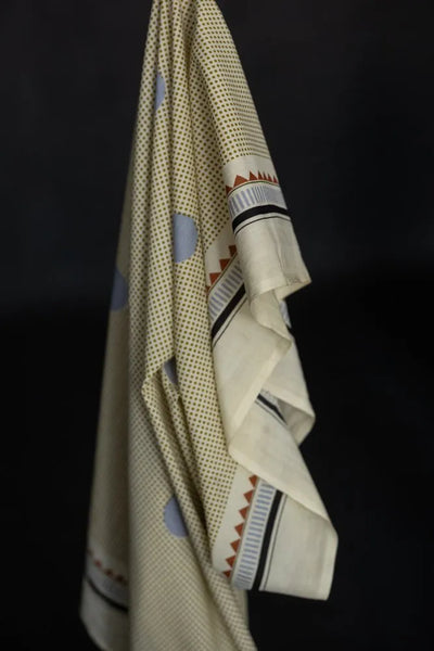 Indian Cotton / Screen Print / Casablanca Spot