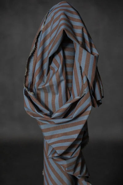 Organic Cotton Linen Stripe / Workwear