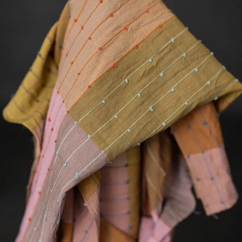 Loopy Indian Cotton / Lilac Grasses