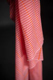 Indian Cotton / Pink Lumiere Stripe
