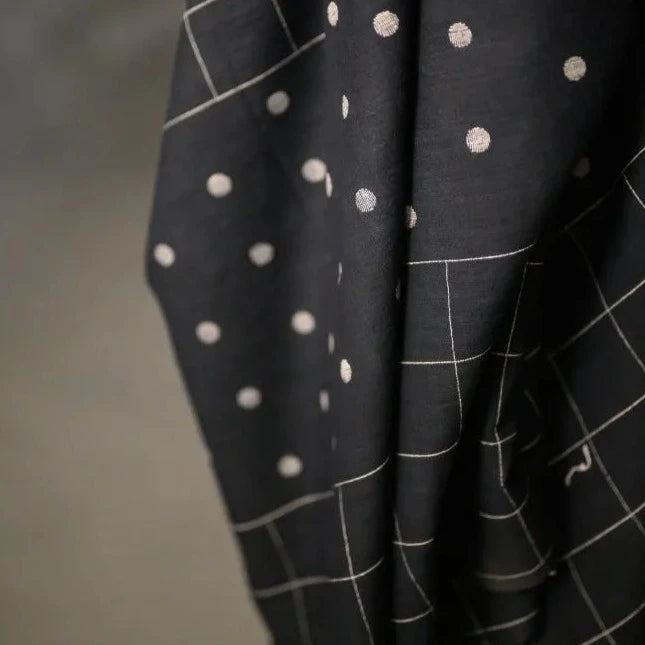 Midnight Orchard Jamdani Indian Cotton - Merchant & Mills Midnight Orchard Jamdani Indian Cotton - Merchant & Mills