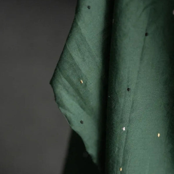 Embroidered Indian Cotton / Pisces Spot