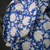 Indian Cotton / Hand Block Print / Posy Flower