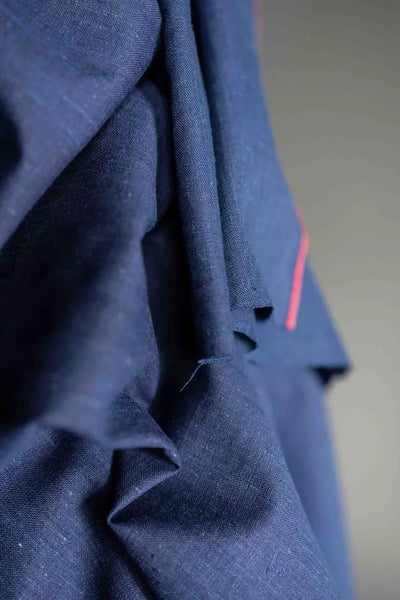 Handloom Indian Cotton / Blue Vine