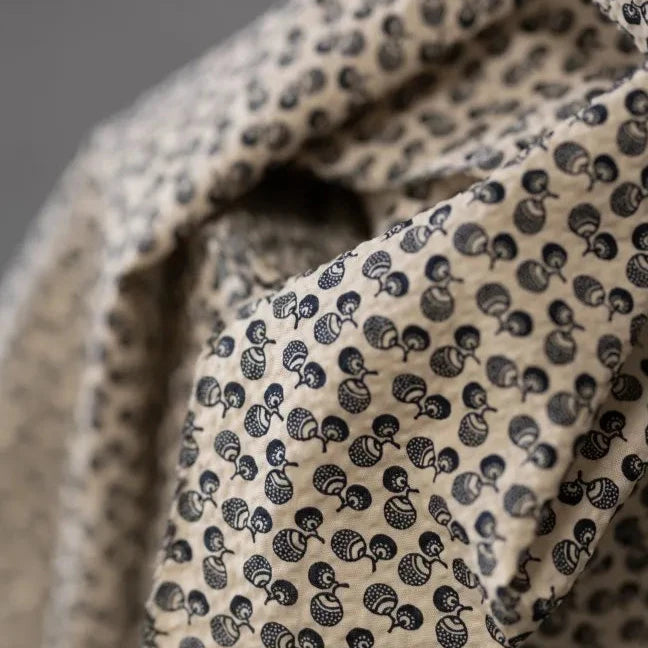 Merchant & Mills / Japanese Seersucker / Donguri Jouy Blue