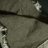 10oz Organic Denim / Military Green