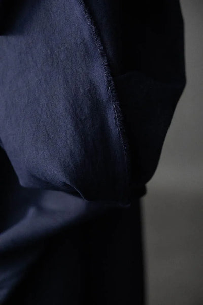 Organic Cotton Linen / Dark Navy