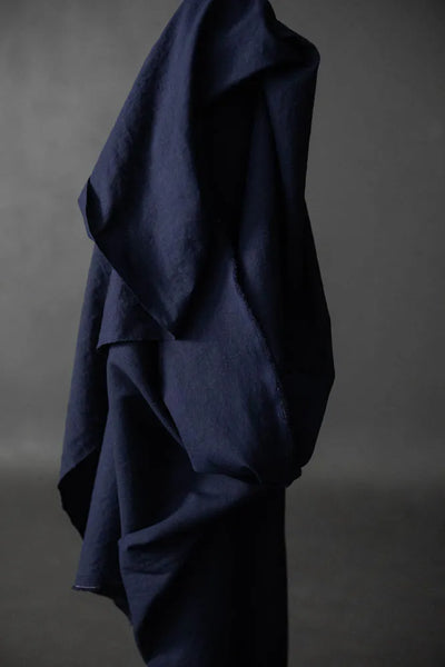 Organic Cotton Linen / Dark Navy