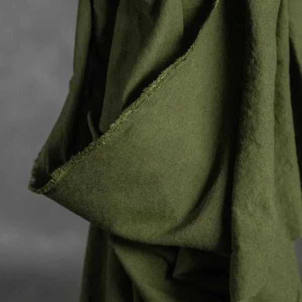 Organic Cotton Linen / Elan Green