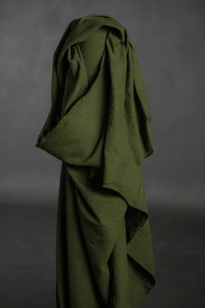 Organic Cotton Linen / Elan Green
