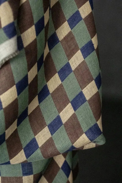 Jacquard Linen / Lucienne Check