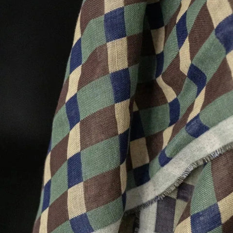 Jacquard Linen / Lucienne Check
