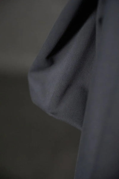 8oz Organic Sanded Twill / Black
