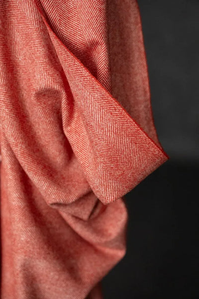 Yorkshire Herringbone Wool / Rust
