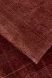 Baby Wale Corduroy / Embossed Plaid / Rust