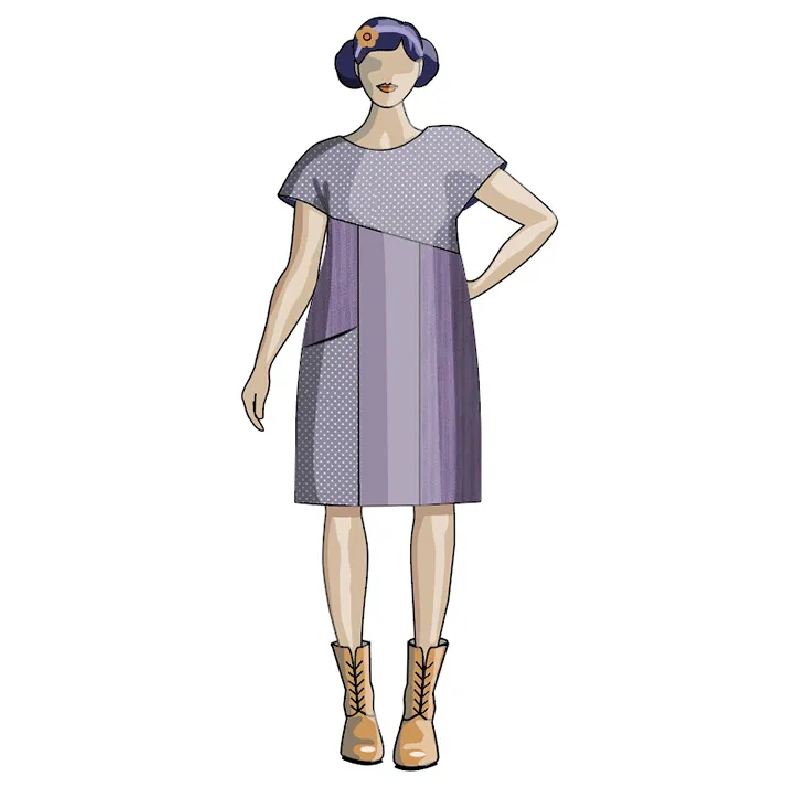Sew Different / Printed Sewing Pattern / Essential Denim Dress