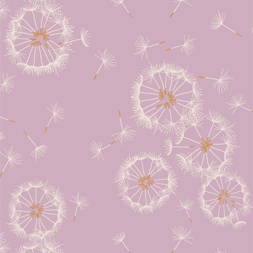 Double Brushed Flannel / Lilac Dandelion