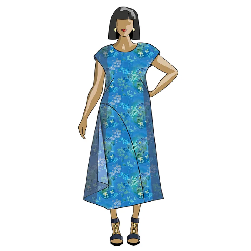 Sew Different / Printed Sewing Pattern / Flounce Dress