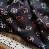 Jersey Knit / Eye'm Cute / Black