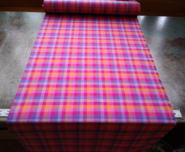 Yarn Dyed Flannel / Power Pink Plaid