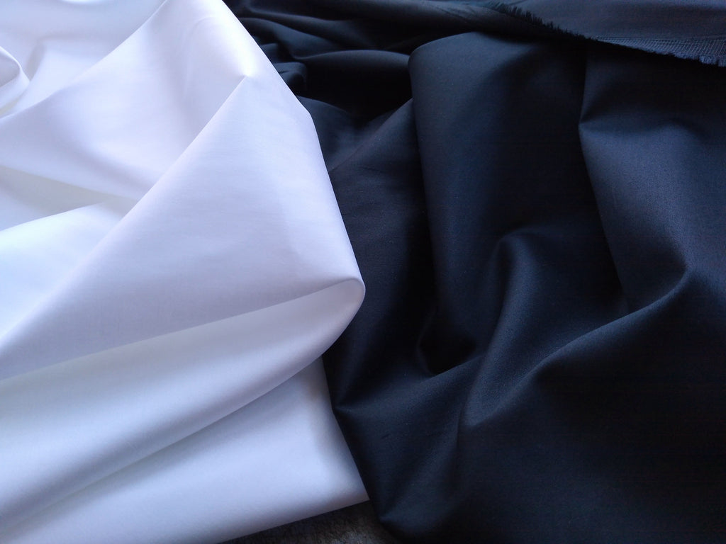 4oz Cotton Sateen / White / Garment Fabric | Oak Fabrics 4oz Cotton Sateen / White / Garment Fabric | Oak Fabrics