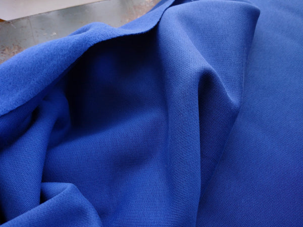 Organic Sweatshirt Fleece / Cobalt