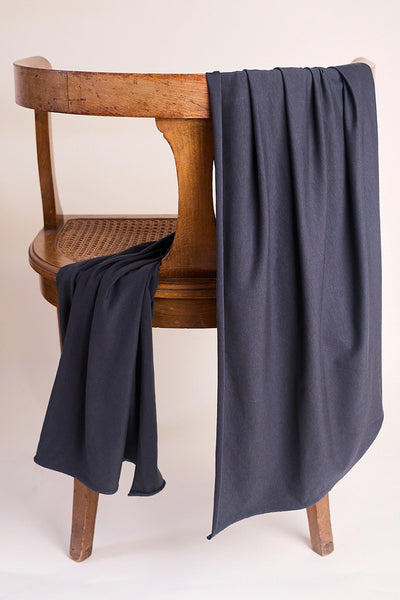Cotton Modal Jersey Knit / Deep Charcoal