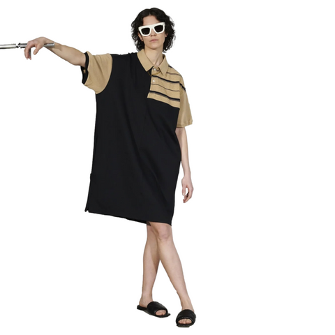 Jersey Shirt Dress