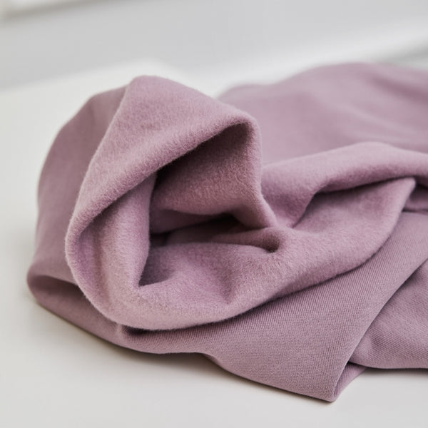 Organic Sweatshirt Fleece / Lilac