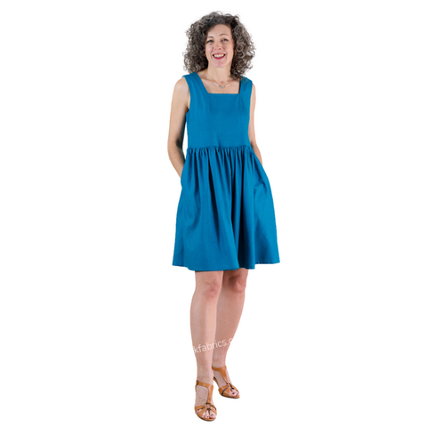 Laureles Square-Neck Top + Dress