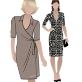 Style Arc / Printed Sewing Pattern / Lea Wrap Dress Style Arc / Printed Sewing Pattern / Lea Wrap Dress