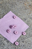 Cotton Buttons / 11mm or 18mm / Set of 6 / Color Options