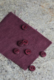 Cotton Buttons / 11mm or 18mm / Set of 6 / Color Options