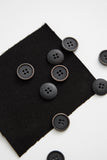 Corozo Buttons / 15mm / Set of 6 / Color Options