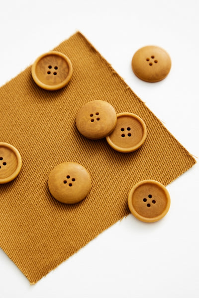 Corozo Buttons / 20mm / Set of 6 / Color Options
