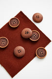 Corozo Buttons / 20mm / Set of 6 / Color Options
