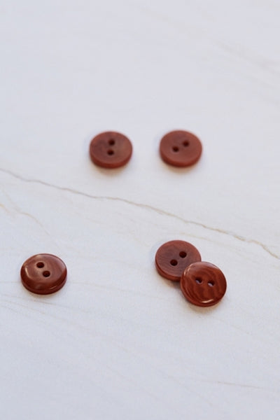 Corozo Buttons / 11mm / Set of 6 / Color Options