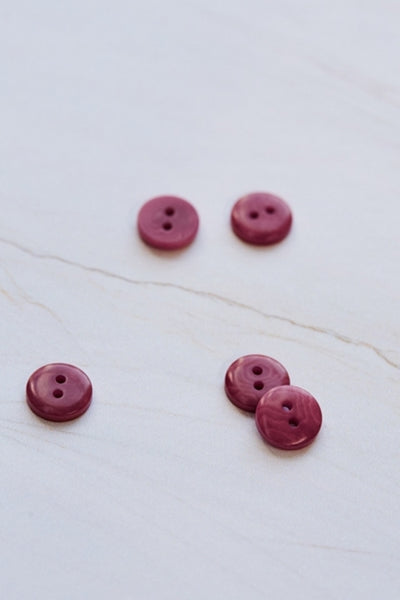 Corozo Buttons / 11mm / Set of 6 / Color Options