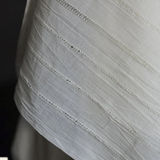 Natural Indian Cotton / Loose Stripe Sheer