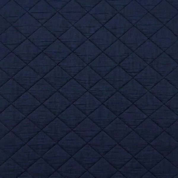Jacquard Cotton Blend / Navy