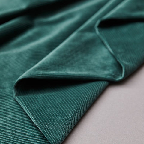 Organic Stretch Corduroy / Bottle Green