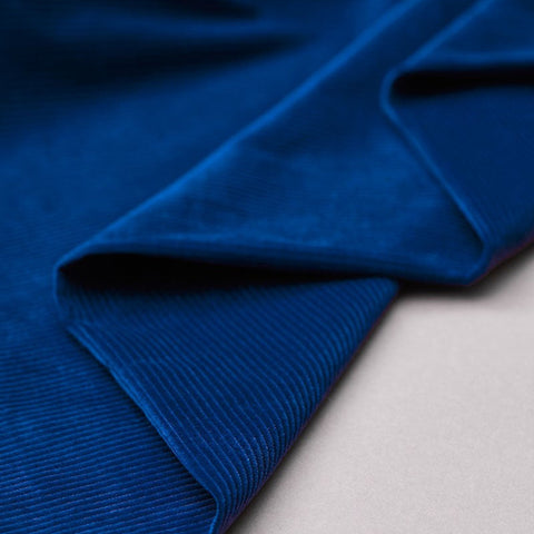 Organic Stretch Corduroy / Cobalt