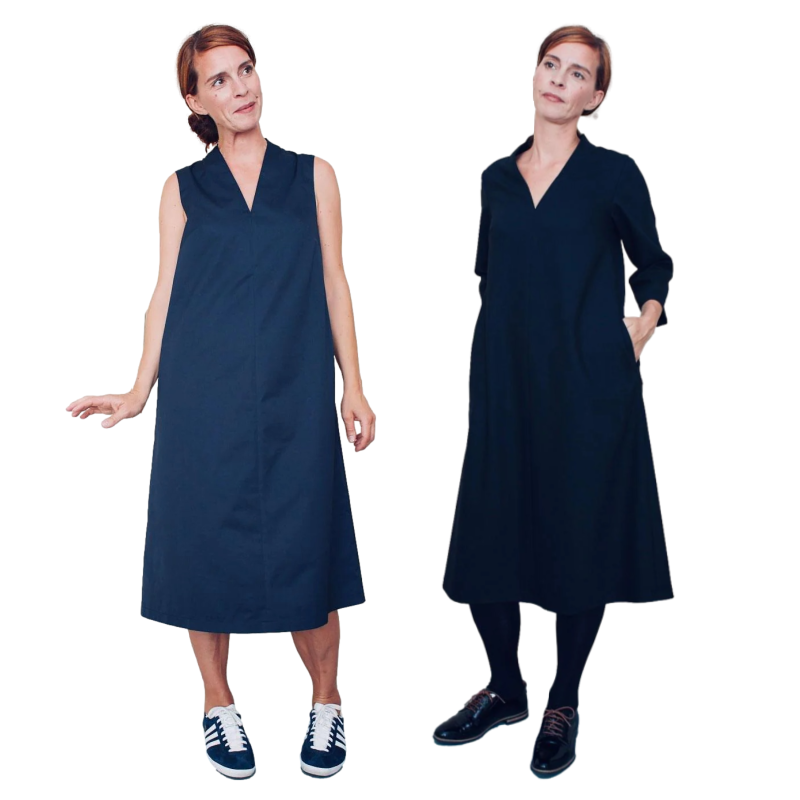 Assembly Line / Printed Sewing Pattern / V-Neck Dress