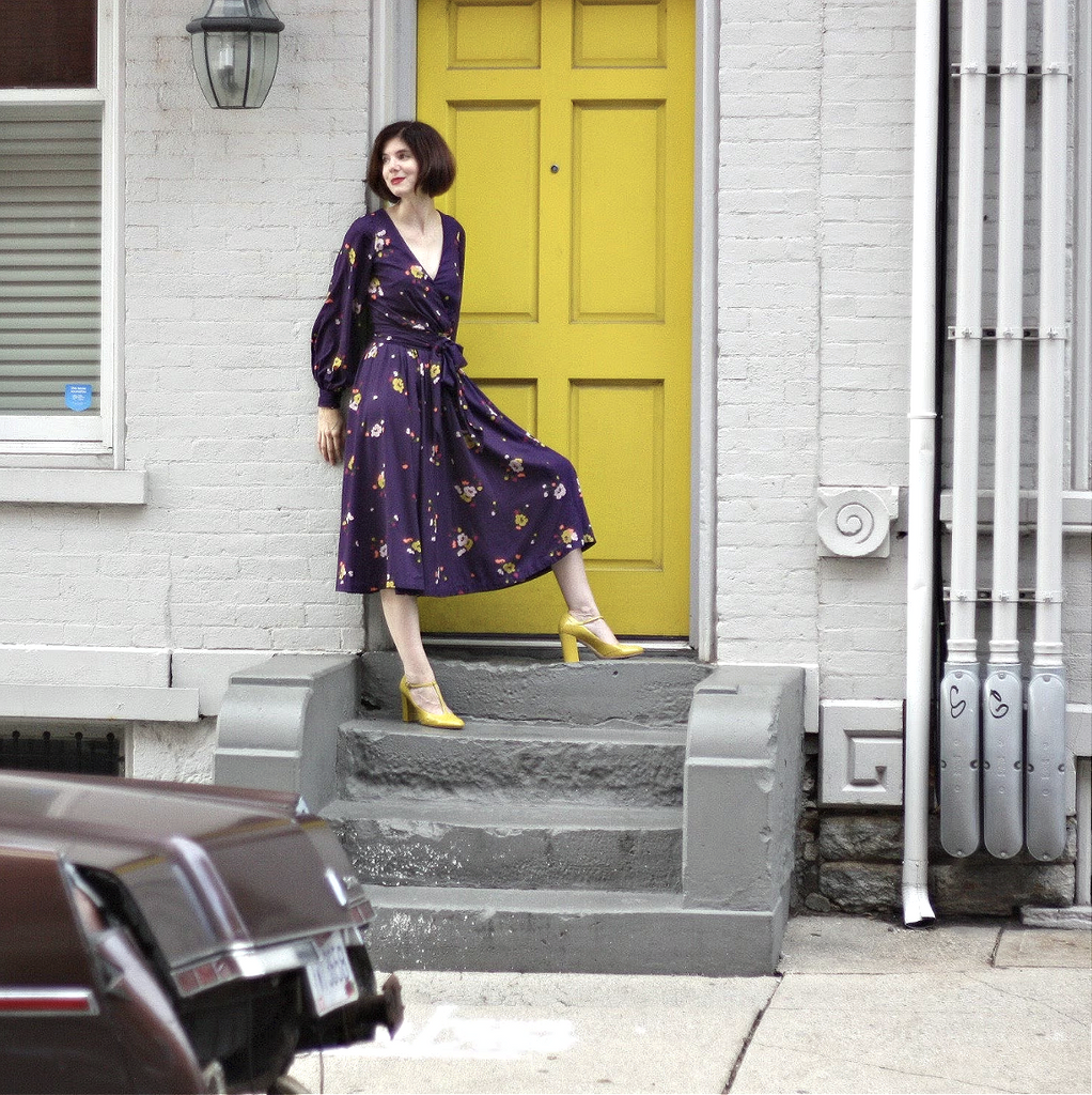 Vintage Simplicity Pattern 8013 / 1970s Vintage Wrap Dress | Oak Fabrics Vintage Simplicity Pattern 8013 / 1970s Vintage Wrap Dress | Oak Fabrics