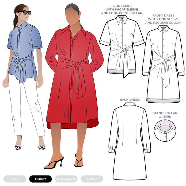 Avon Dress + Shirt